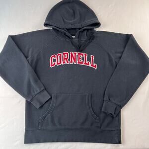 Champion Cornell University Black hooded Sweatshirt women’s size Small